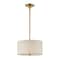 Maxim Lighting Bongo 2-Light Pendant/Semi-Flush Mount, Natural Aged Brass 10011OMNAB - alternate 1